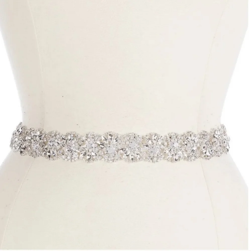 Southern Living Borrowed & Blue by Southern Living Brooch Crystal Belt